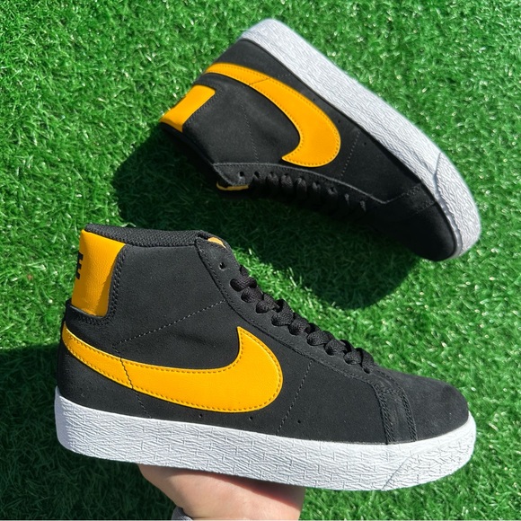 Nike Shoes - Nike Sb Zoom Blazer Mid Black / University Gold